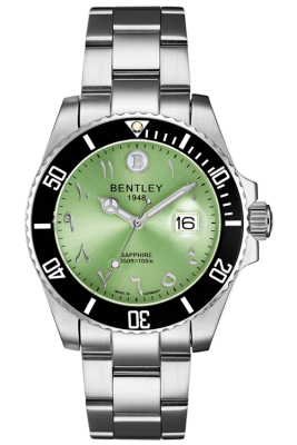 Product SKU: BL1839-20MWG1BCase Material: All stainless steel,IP Black bezelCase Size: 40.5mm X 48.0mmDial Size: Ø 30.0mmDial Color: Sugi green dialCrystal: Sapphire crystal glassCrown: 7.0mmMovement: 2115