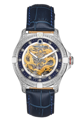 Product SKU: BL2096-652MWNNDescription: All stainless steelCase Material: Case with 258pcs white sapphireCase Size: 43.0mm X 51.0mmDial Size: Ø 34.0mmDial Color: Blue dial with 11pcs diamond , 1pcs blue sapphireBracelet:  Blue calfskin leather strapCrystal: Sapphire crystal glassCrown: Ø 7.0mmMovement: 8N24 / Automatic