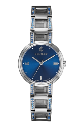 Product SKU: BL2209-10LWNI-SNCase Material: All stainless steelCase Size: 32.0mm X 45.5mmDial Size: Ø 27.0 mmDial Color: Blue dialBracelet:  Band with 60pcs blue CZCrystal: Sapphire crystal glassCrown: 4.0mmMovement: GL30