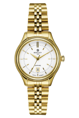 Product SKU: BL2216-10LKWICase Material: Gold tone stainless steelCase Size: 30.0mm X 35.5mmDial Size: Ø 23.0 mmDial Color: White dialCrystal: Sapphire crystal glassCrown: 4.5mmMovement: 2015-6H
