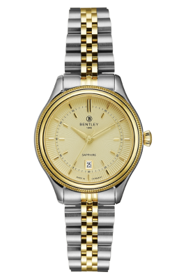Product SKU: BL2216-10LTKICase Material: Gold two tone stainless steelCase Size: 30.0mm X 35.5mmDial Size: Ø 23.0 mmDial Color: Gold dialCrystal: Sapphire crystal glassCrown: 4.5mmMovement: 2015-6H