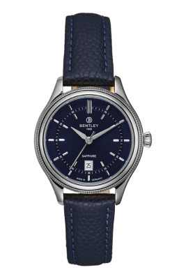 Product SKU: BL2216-10LWNNCase Material: Stainless steel caseCase Size: 30.0mm X 35.5mmDial Size: Ø 23.0 mmDial Color: Blue dialBracelet:  Blue calfskin leather strapCrystal: Sapphire crystal glassCrown: 4.5mmMovement: 2015-6H