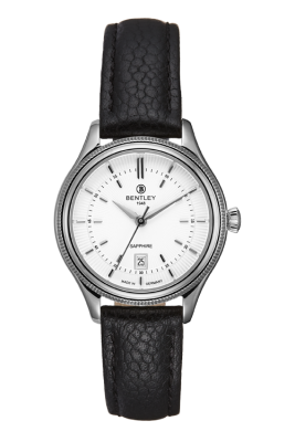 Product SKU: BL2216-10LWWBCase Material: Stainless steel caseCase Size: 30.0mm X 35.5mmDial Size: Ø 23.0 mmDial Color: White dialBracelet:  Black calfskin leather strapCrystal: Sapphire crystal glassCrown: 4.5mmMovement: 2015-6H