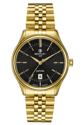Product SKU: BL2216-10MKBICase Material: Gold tone stainless steelCase Size: 39.0mm X 45.0mmDial Size: Ø32.0 mmDial Color: Black dialCrystal: Sapphire crystal glassCrown: 6.0mmMovement: 2115-6H