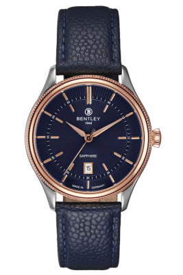 Product SKU: BL2216-10MTNN-RCase Material: Rose gold two tone caseCase Size: 39.0mm X 45.0mmDial Size: Ø32.0 mmDial Color: Blue dialBracelet:  Blue calfskin leather strapCrystal: Sapphire crystal glassCrown: 6.0mmMovement: 2115-6H