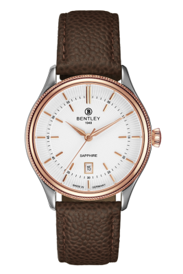 Product SKU: BL2216-10MTWD-RCase Material: Rose gold two tone caseCase Size: 39.0mm X 45.0mmDial Size: Ø32.0 mmDial Color: White dialBracelet:  Brown calfskin leather strapCrystal: Sapphire crystal glassCrown: 6.0mmMovement: 2115-6H