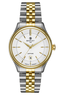 Product SKU: BL2216-10MTWICase Material: Gold two tone stainless steelCase Size: 39.0mm X 45.0mmDial Size: Ø32.0 mmDial Color: White dialCrystal: Sapphire crystal glassCrown: 6.0mmMovement: 2115-6H