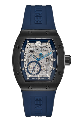 Product SKU: BL2225-152MUNNCase Material: IP Gun Metal caseCase Size: 45.5mm X 39.0mmDial Size: Ø 30.5mmDial Color: Blue dial with 11pcs diamondBracelet:  Blue Rubber Band strapCrystal: Sapphire crystal glassCrown: Ø 8.0mmMovement: 8N24