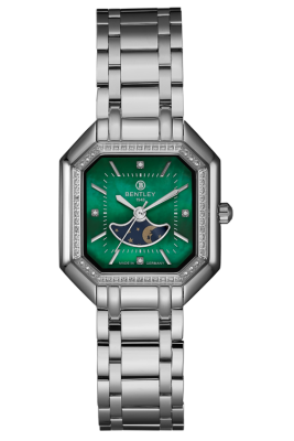 Product SKU: BL2332-102LWGI  Case Material: All stainless steel,Case with 56pcs white sapphireCase Size: 30.0mm X 34.5mmDial Size: Ø 19.5mmDial Color: Cyan Blue MOP dial with 4pcs diamondCrystal: Sapphire crystal glassCrown: Ø 4.0mmMovement: PC29