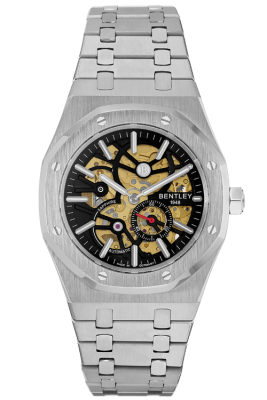 Product SKU: BL2416-25MWBICase Material: All stainless steelCase Size: 41.0mm X 51.6mmDial Size: Ø 30.0mmDial Color: Black dialCrystal: Sapphire crystal glassCrown: Ø 6.0mmMovement: 8N40 / Automatic