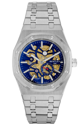 Product SKU: BL2416-25MWNICase Material: All stainless steelCase Size: 41.0mm X 51.6mmDial Size: Ø 30.0mmDial Color: Blue dialCrystal: Sapphire crystal glassCrown: Ø 6.0mmMovement: 8N40 / Automatic