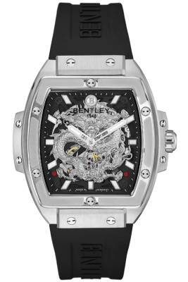 Product SKU: BL2426-15MWBBCase Material: Stainless steel caseCase Size: 42.0mm X 50.0mmDial Size: Ø 30.0mmDial Color: Black dialBracelet:  Black Rubber Band strapCrystal: Sapphire crystal glassCrown: Ø 7.0mmMovement: 8N24