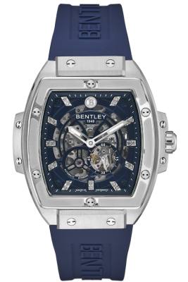 Product SKU: BL2426-252MWNNCase Material: Stainless steel caseCase Size: 42.0mm X 50.0mmDial Size: Ø 30.0mmDial Color: Blue dial with 22pcs diamondBracelet:  Blue Rubber Band strapCrystal: Sapphire crystal glassCrown: Ø 7.0mmMovement: 8N24