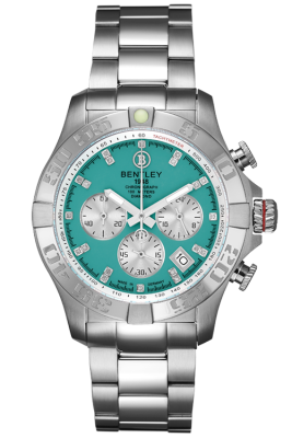 Product SKU: BL2496-102MWNI1-WDescription: All stainless steelCase Size: 43.0mm X 51.0mmDial Size: Ø 34.0mmDial Color: Aqua blue dial with 20pcs diamondCrystal: Sapphire crystal glassCrown: Ø 7.0mmMovement: VK63