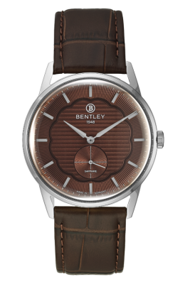 Product SKU: BL2532-10MWDDCase Material: Stainless steel caseCase Size: 41.0mm X 48.5mmDial Size: Ø 35.6mmDial Color: Brown dialBracelet:  Brown calfskin leather strapCrystal: Sapphire crystal glassCrown: Ø 5.5mmMovement: 1L45