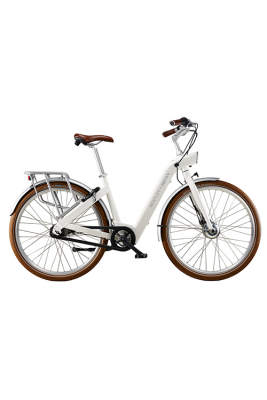 Product SKU: CF-1wDescription: The BESV CF1 pedal-assisted electric bicycle has a hidden battery and diamond headlight integrated into its simple L-shaped frame that is both elegant and easy to step through. BESV’s proprietary Algorhythm power drive system lets everyone young and old, friends and family, enjoy the best of city biking.《SPECIFICATIONS》◆Featuring three power options, easy to operate◆Equipped with hidden battery into a simple L-shaped frame◆Outfitted with a Shimano DEORE 9S transmission system◆Designed with a custom-built, 40lux headlight with range of 25m◆Available in white and gray