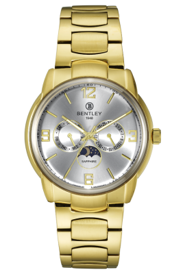 Product SKU: BL2529-10MKCICase Material: Gold tone stainless steelCase Size: 43.0mm X 51.0mmDial Size: Ø 37.0mmDial Color: Silver dialCrystal: Sapphire crystal glassCrown: Ø 5.5mmMovement: VX3H