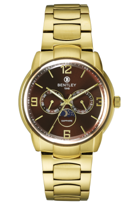 Product SKU: BL2529-10MKDICase Material: Gold tone stainless steelCase Size: 43.0mm X 51.0mmDial Size: Ø 37.0mmDial Color: Brown dialCrystal: Sapphire crystal glassCrown: Ø 5.5mmMovement: VX3H