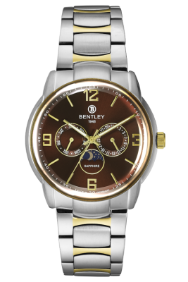 Product SKU: BL2529-10MTDI-KCase Material: Gold two tone stainless steelCase Size: 43.0mm X 51.0mmDial Size: Ø 37.0mmDial Color: Brown dialCrystal: Sapphire crystal glassCrown: Ø 5.5mmMovement: VX3H
