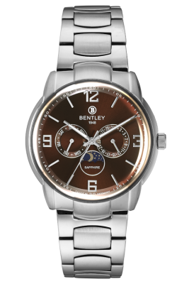 Product SKU: BL2529-10MWDICase Material: All stainless steelCase Size: 43.0mm X 51.0mmDial Size: Ø 37.0mmDial Color: Brown dialCrystal: Sapphire crystal glassCrown: Ø 5.5mmMovement: VX3H