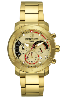 Product SKU: BL2530-10MKKICase Material: Gold tone stainless steelCase Size: 43.0mm X 49.0mmDial Size: Ø 33.0mmDial Color: Gold dialCrystal: Sapphire crystal glassCrown: Ø 6.5mmMovement: VD53