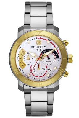 Product SKU: BL2530-10MTCI-KCase Material: Gold two tone stainless steelCase Size: 43.0mm X 49.0mmDial Size: Ø 33.0mmDial Color: White dialCrystal: Sapphire crystal glassCrown: Ø 6.5mmMovement: VD53