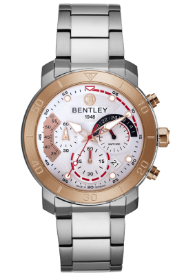 Product SKU: BL2530-10MTCI-RCase Material: Rose gold two tone stainless steelCase Size: 43.0mm X 49.0mmDial Size: Ø 33.0mmDial Color: White dialCrystal: Sapphire crystal glassCrown: Ø 6.5mmMovement: VD53