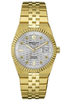Product SKU: BL2534-15MKCICase Material: Gold tone stainless steelCase Size: 40.0mm X 40.0mmDial Size: Ø 33.0mmDial Color: Silver dial with 8pcs white sapphireCrystal: Sapphire crystal glassCrown: Ø 6.0mmMovement: 8215