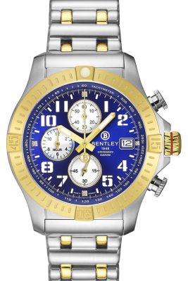 Product SKU: BL2596-102MTNA-KCase Material: Gold two tone stainless steelCase Size: 43.0mm X 51.0mmDial Size: Ø 34.0mmDial Color: Blue dial with 4pcs diamondCrystal: Sapphire crystal glassCrown: Ø 7.0mmMovement: VK67