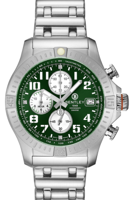 Product SKU: BL2596-102MWGACase Material: All stainless steelCase Size: 43.0mm X 51.0mmDial Size: Ø 34.0mmDial Color: Green dial with 4pcs diamondCrystal: Sapphire crystal glassCrown: Ø 7.0mmMovement: VK67